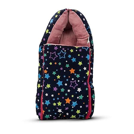 BAYBEE Little Max 3 in 1 Velvet Baby's Cotton Bed Cum Carry Bed Printed ...