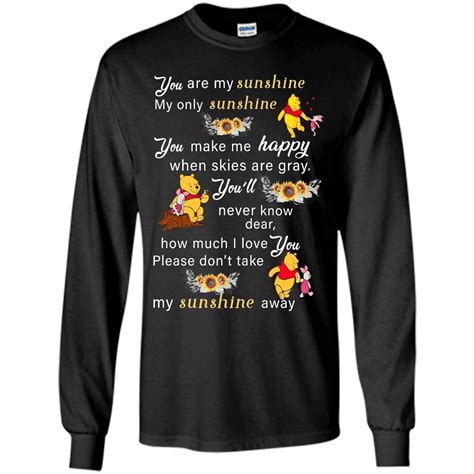 You Are My Sunshine Lyrics Winnie The Pooh - The Printy Hub