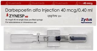 Zynesp 40 Mg Injection 1 - Uses, Side Effects, Dosage, Price | Truemeds
