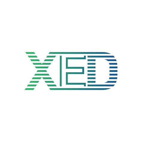 Modern xed logo design letter xed minimalist professional and versatile ...