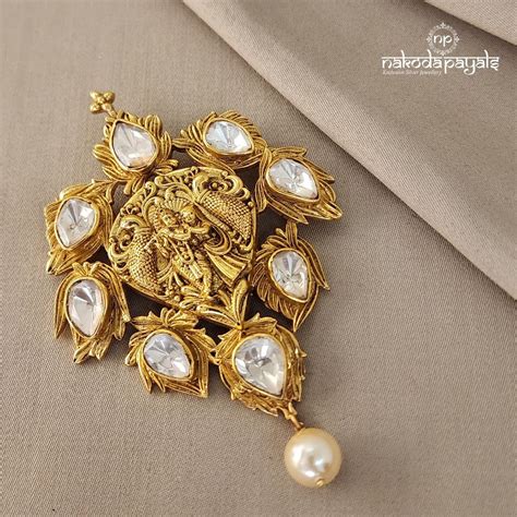 Radha Krishna Pendant (GP1199) – Nakoda Payals