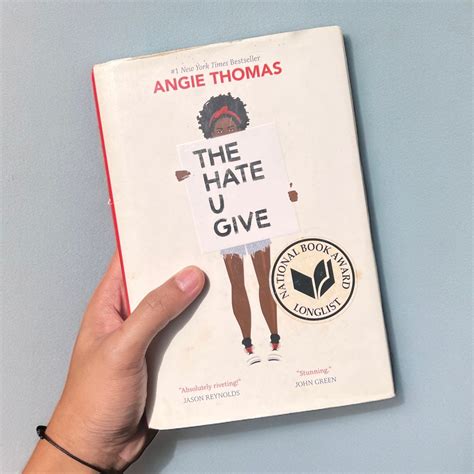 The Hate U Give Angie Thomas 的图像结果