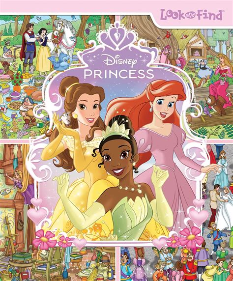 Disney Princess Cinderella, Tangled, Aladdin and More!- Look and Find Activity Book - PI Kids ...