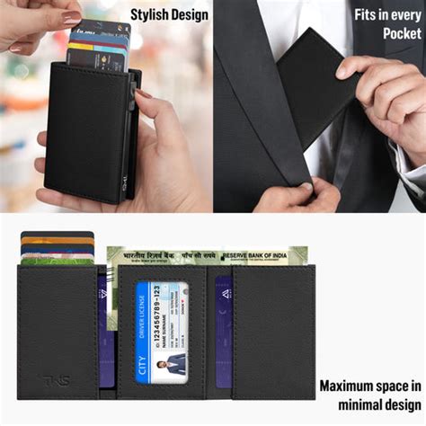 Urban Pop RFID Protection Wallet Cardholder - Black