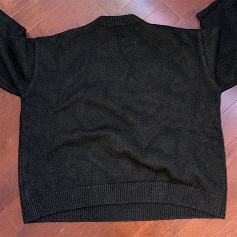 Cole buxton mens black sweater in a size small Very... - Depop