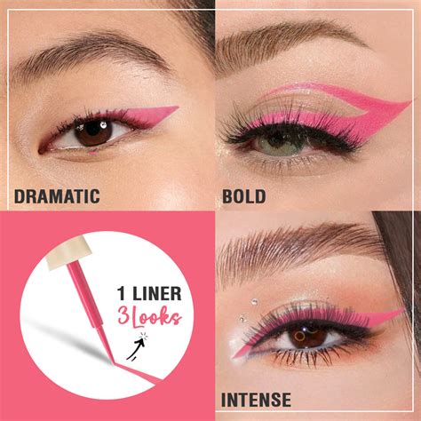 Glamveda Super Matte Liquid Eyeliner Intense Pink | Water Resistant Eye ...