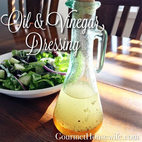 Oil Vinegar Dressing Recipe