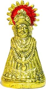 shri haridas Metal Khatu Shyam Ji Murti Decorative Showpiece - 10 cm ...