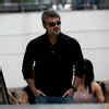 Ajith in a still from the Tamil movie Arrambam