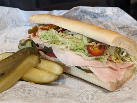 Entire Jimmy John's turkey & chicken sandwich, ~540 calories : r ...