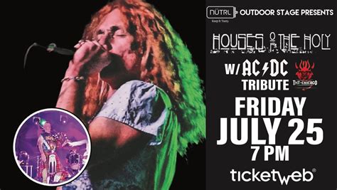 HOUSES OF THE HOLY (ZEPPELIN) W/TNT CHICAGO (AC/DC), Sideouts Sports ...