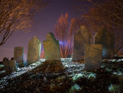 Cemetery At Night