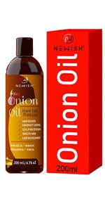Buy Newish Red Onion Shampoo For Hair Growth and Hairfall Control (Sls ...