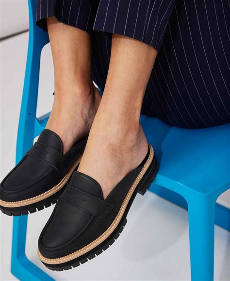 Toms Cara Platform Penny Loafer Mule In Light Sand Leather | ModeSens
