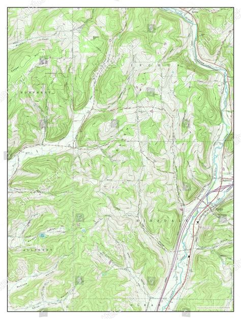 Usa Timeless Maps Hinsdale New York Editorial Stock Photo - Stock Image ...