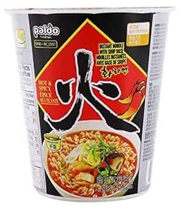 Paldo Cup Noodles Combo | Spicy Hwa Ramyun 4 cups | Korean Noodles ...