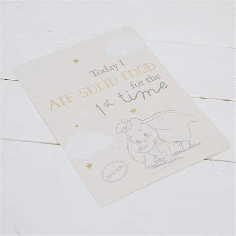 Buy Widdop Disney Baby Dumbo Elephant Photo Album and Milestone Card ...