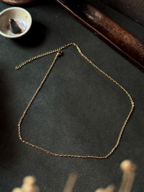 Plain stainless steel chains – enzoh