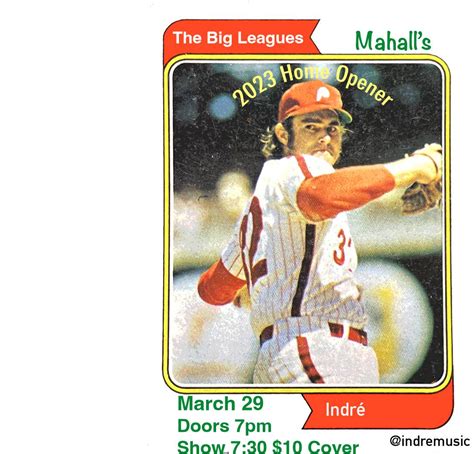 Buy Tickets to The Big Leagues at Mahall's in Lakewood on Mar 29, 2023