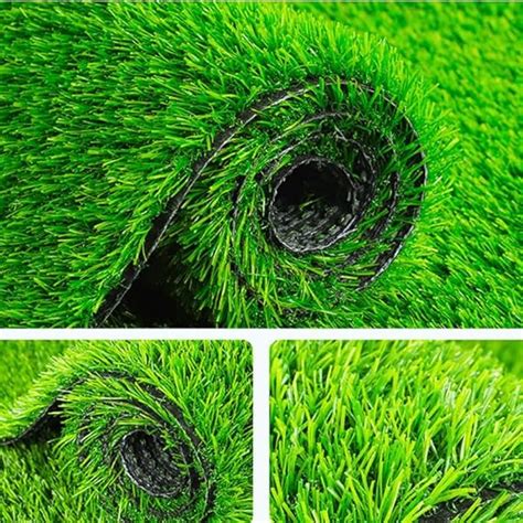 Rugs Planet 25MM Realistic Artificial Grass Rug (6.5x21 Ft) – Indoor ...