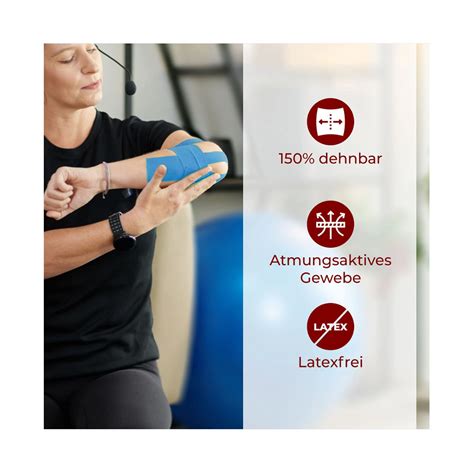 Effekt Manufaktur Kinesiologie Tape – 500 x 5 cm - Sporttape - medisch ...