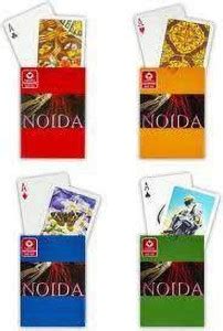 Parksons Noida 100% Plastic Playing Cards, Bridge Size, 4 Decks of ...