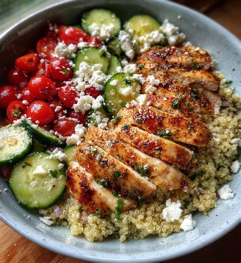 Greek Chicken Quinoa Bowl: 5 Vibrant Flavorful Steps – Vihaad Recipes