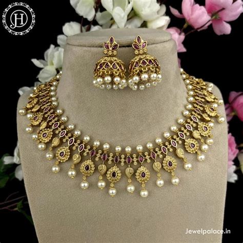 Exclusive Gold Plated Kemps AD Stone Premium Necklace JH4196 – Jewel Palace