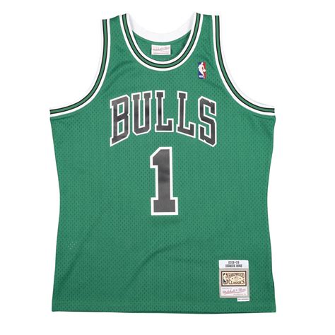 Mitchell & Ness Chicago Bulls NBA Swingman Jersey Derrick Rose kelly ...