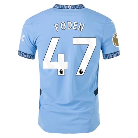 Phil Foden Manchester City 2024/25 Authentic Home Jersey by Puma ...