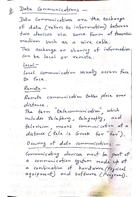 Introduction Networking-Unit1-Part1 - Computer Networks - Studocu