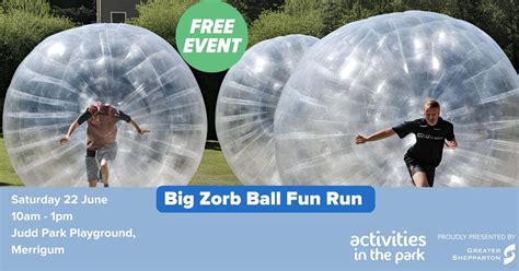 Big Zorb Ball Fun Run! , Judd Park, Merrigum, Kyabram, 22 June 2024 ...