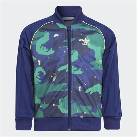 🏀 adidas Camo Print SST Set - Blue | Kids' Lifestyle 🏀