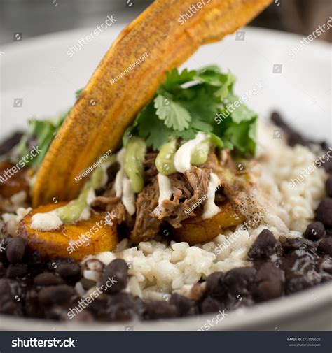 Pabellon Criollo Venezuelas National Dish Shredded Stock Photo ...