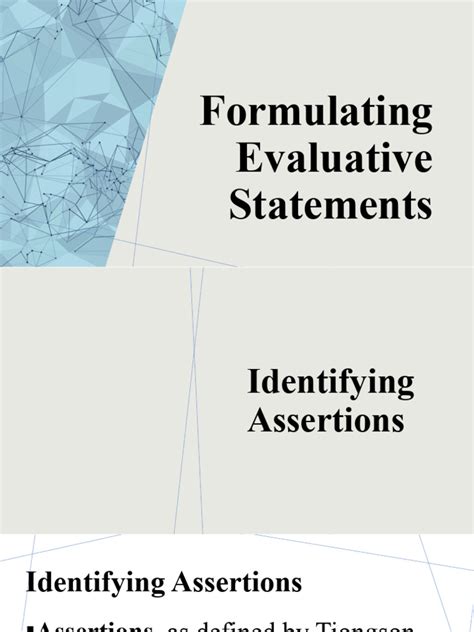 Image result for Formulating Evaluative Statements Lesson Plan