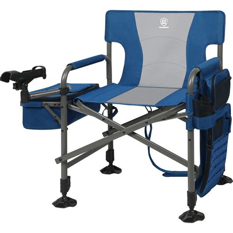 Buy EVER ADVANCED All Terrain Fishing Chair with Rod Holder and Cooler ...