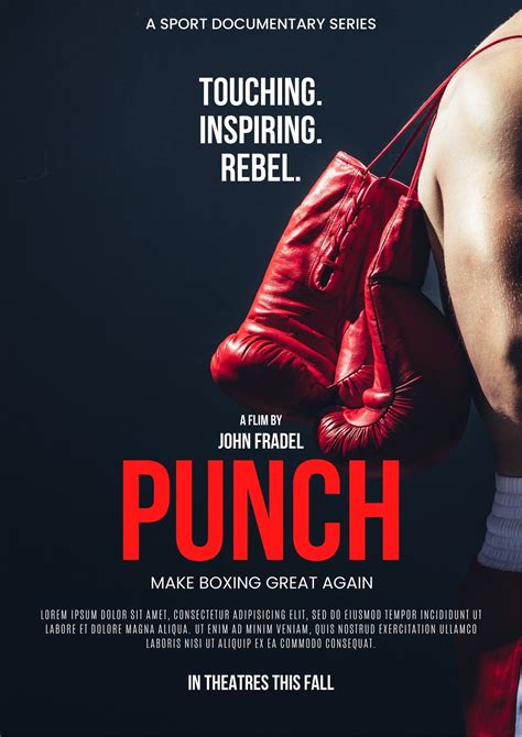 Boxing Promo Poster 的图像结果