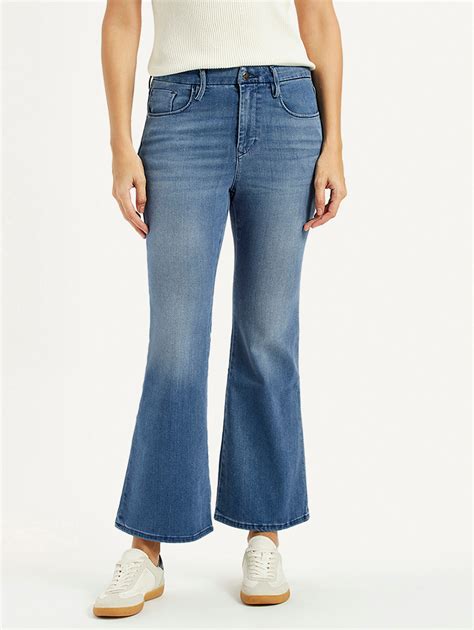 Women's Redloop 726 Blue Flared Fit Mid Rise Jeans – Levis India Store