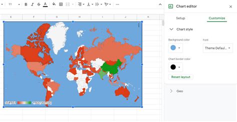 Map Chart Example 的图像结果