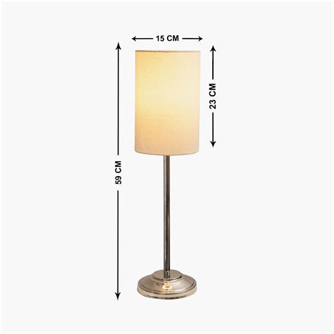 Buy HOMESAKE Contemporary Decor Brown Steel Table Lamp With Shade from ...