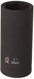 Sunex 232d 1/2-Inch Drive 1-Inch Deep Impact Socket : Amazon.in: Home ...