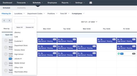 Image result for Tutorial Schedule Employees Excel