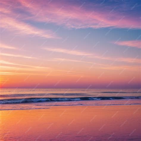 Premium AI Image | pink color gradient wallpaper with a dreamy sunset sky