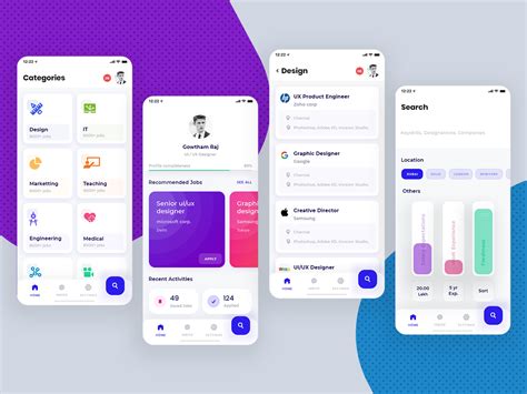 Job Portal App concept