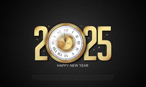 2025 Happy New Year Background Design. 33127423 Vector Art at Vecteezy