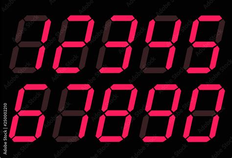 Image result for Red LED Numbers