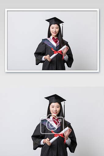 女生毕业手持证书学士服个人照摄影图片摄影图1024*1540图片素材免费下载-编号1238055-潮点视频