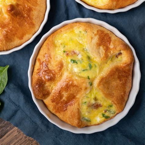 Spinach and Cheese Egg Soufflé (Panera Copycat Recipe)