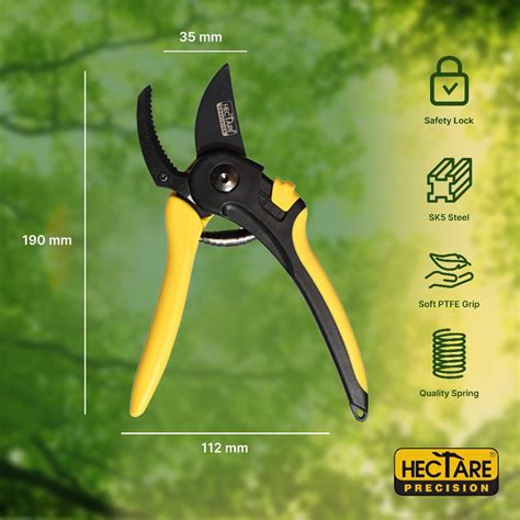 Hectare Garden Pruning Secateur | Anvil Pruner 20 mm