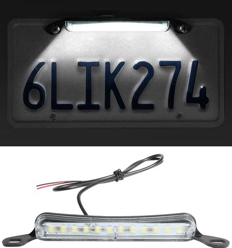 Amazon.com: RACOONA License Plate Light,Tag Lights for License Plate ...